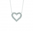 Diamond heart necklace