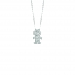 Diamond girl necklace