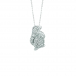 Diamond penguin necklace
