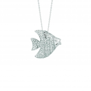 Picture of Diamond fish necklace