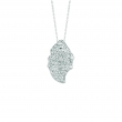 Diamond shell necklace