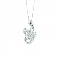 Picture of Diamond scorpion necklace