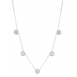 Diamond square necklace
