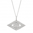 Diamond eye necklace