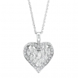Marquise Diamond Heart Pendant Necklace