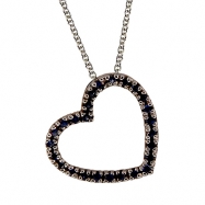 Picture of Sapphire Heart Pendant
