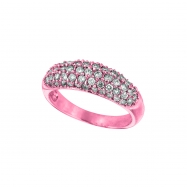Picture of Fancy pink gold diamond ring