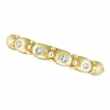 Diamond Bubble Ring, 14K Yellow Gold