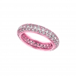 Eternity diamond pave set ring