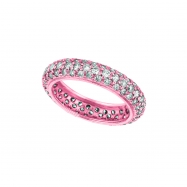 Picture of Eternity diamond pave set ring
