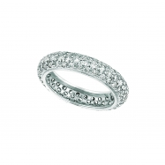 Picture of Eternity diamond pave set ring