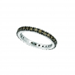 Champagne diamond eternity ring