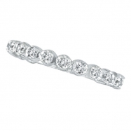 Picture of Diamond Eternity Stackable Ring, 14K Guard Ring