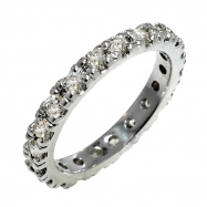 Picture of W.Gold Diamond All Around Ring