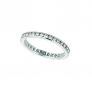 Picture of Diamond Channel Set ETERNITY Band, 14K W. Gold