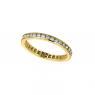 Picture of Diamond Channel Set ETERNITY Band, 14K Y. GOLD