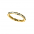 Diamond Channel Set ETERNITY Band, 14K Y. GOLD