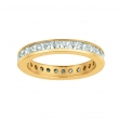 Princess cut diamond eternity band
