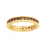 Picture of Channel set champagne diamond eternity band