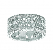 Picture of Diamond Eternity Ring Band White Gold