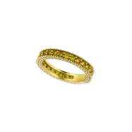Picture of Yellow Diamond Eternity Ring 14K Yellow Gold