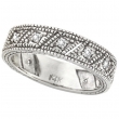 Diamond Ring Band White Gold