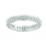 Picture of Three sided diamond eternity ring