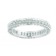 Picture of Three sided diamond eternity ring