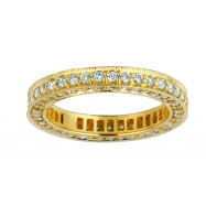 Picture of Three sided diamond eternity ring
