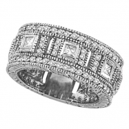Picture of Diamond Eternity Ring Band White Gold
