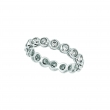 Bezel Set Diamond Eternity Band Ring