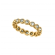 Bezel Set Diamond Eternity Band Ring
