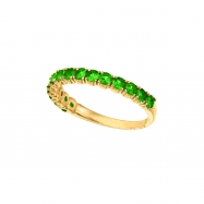 Picture of Yellow gold tsavorite ring