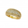 Diamond pave ring