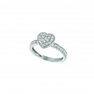 Picture of Diamond heart ring