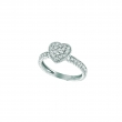 Diamond heart ring