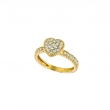 Diamond heart ring