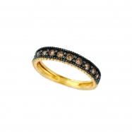 Picture of Champagne diamond stack ring