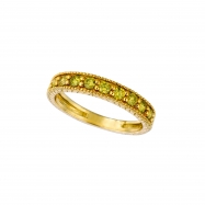Picture of Yellow diamond stack ring