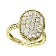 Picture of Diamond oval shape ring