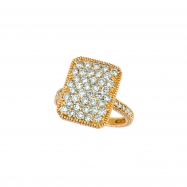 Picture of Diamond rectangular shape ring