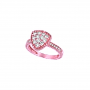 Picture of Diamond triangular shape ring