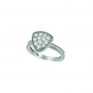 Picture of Diamond triangular shape ring