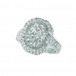 Diamond oval ring