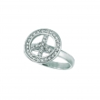 Peace diamond ring