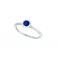 Picture of Sapphire bezel set ring