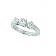 Diamond 3 stones ring