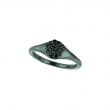 Black diamond ring