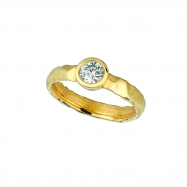 Picture of Diamond bezel set ring