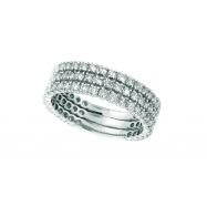 Picture of Diamond 3 rows ring